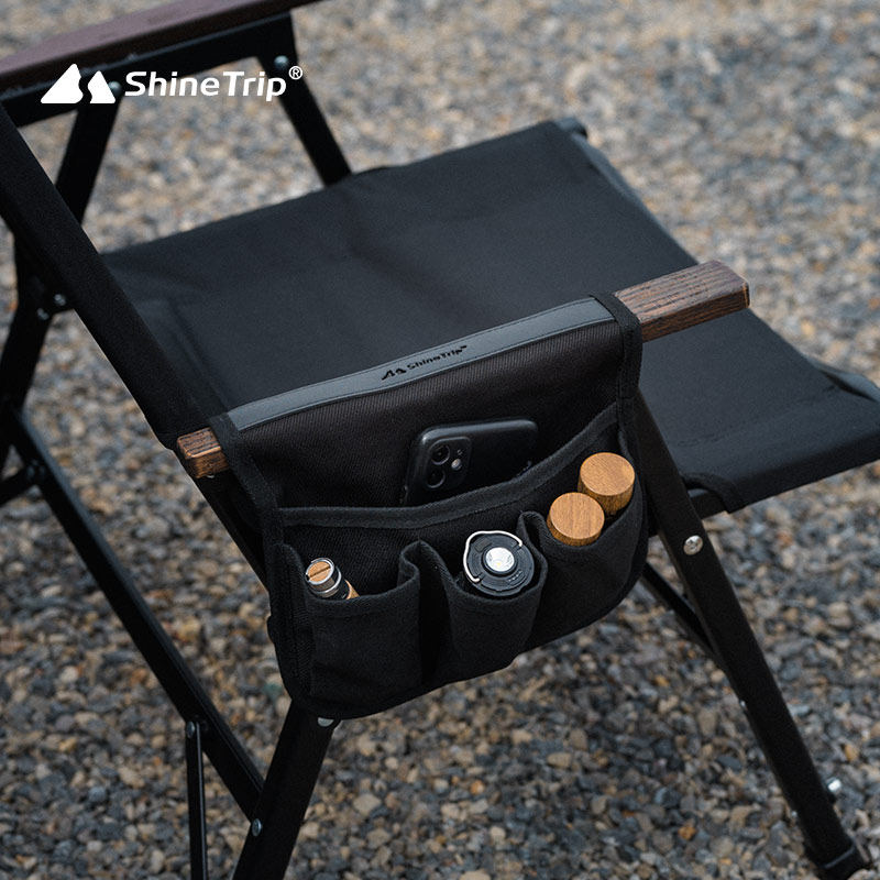 Outdoor Camping Hammock Chair - ShineTrip Outdoor Camping Chair Armrest Storage
