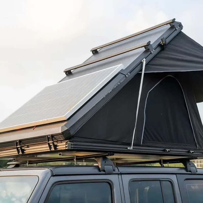 Outdoor Camping Gazebo - High Quality 3-4 Person Triangle Aluminum