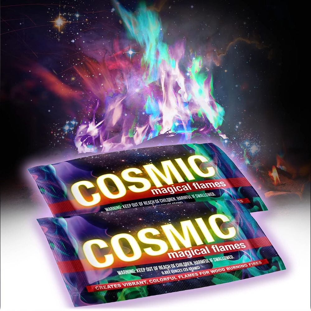 Outdoor Camping Fire Pit - Color-Changing Fire Pit Packets - 25