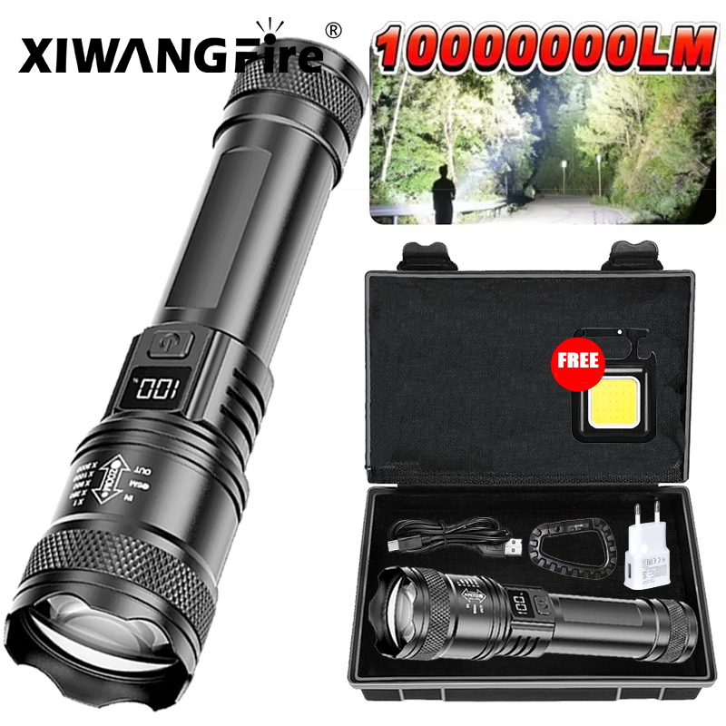 Outdoor Camping Lantern - Ultra Bright LED Flashlight 2000LM Type-C