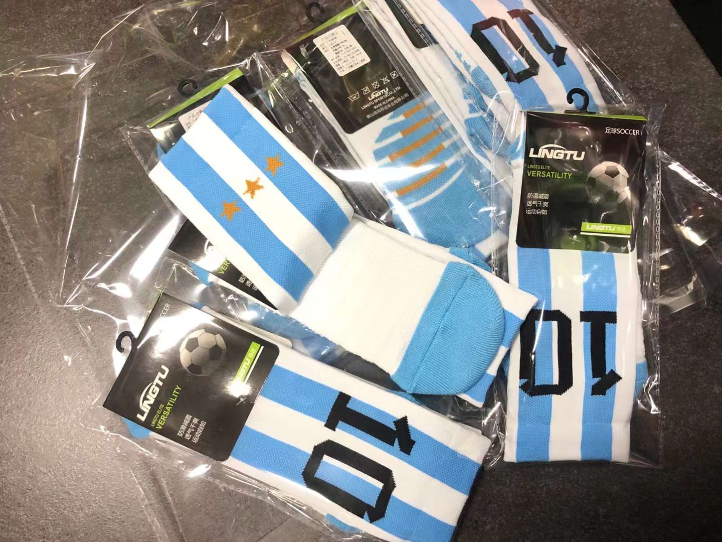 Number Kids Soccer Socks 10# S - Outdoor Boys Camping Youtube 评论和价格