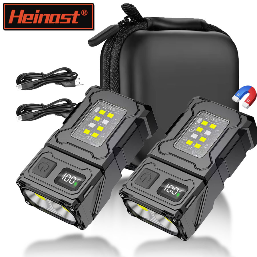 Mini Portable LED COB Flashlig - Battery Outdoor Camping 评论和价格