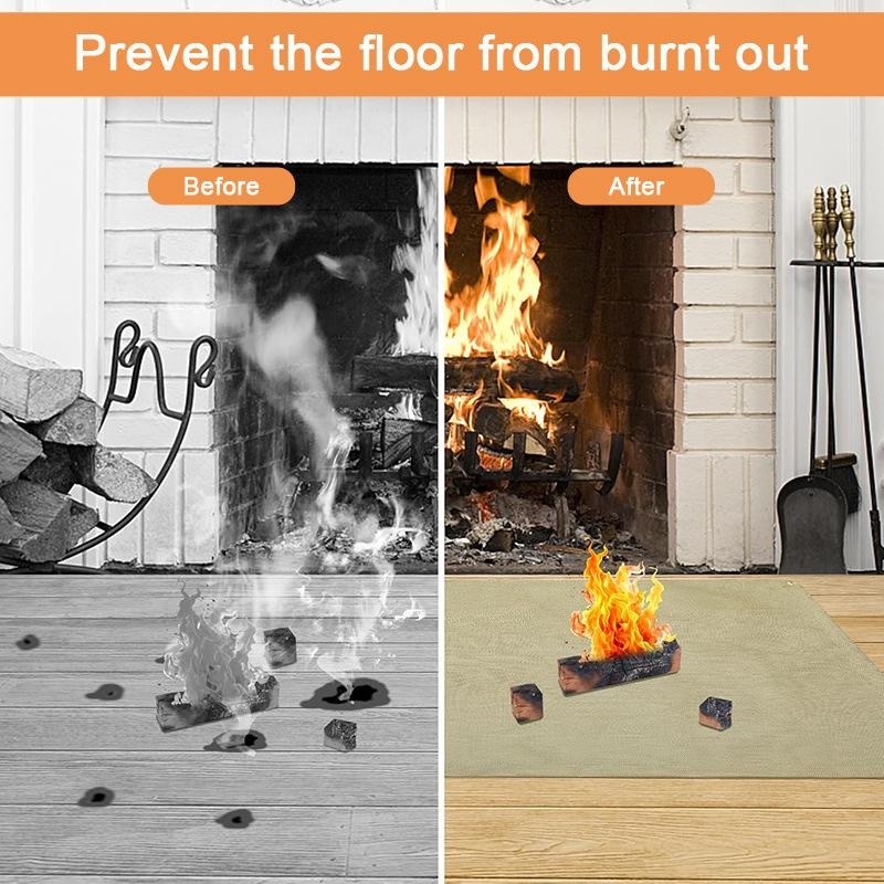 Camping Fireproof Mat Heat Res - Outdoor Camping Fire Pit 评论和价格