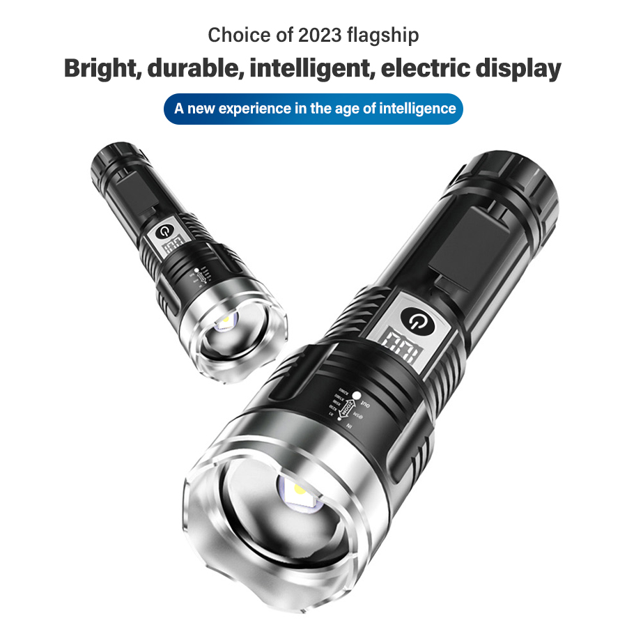 High Power 200000LM LED Flashl - Battery Outdoor Camping 评论和价格