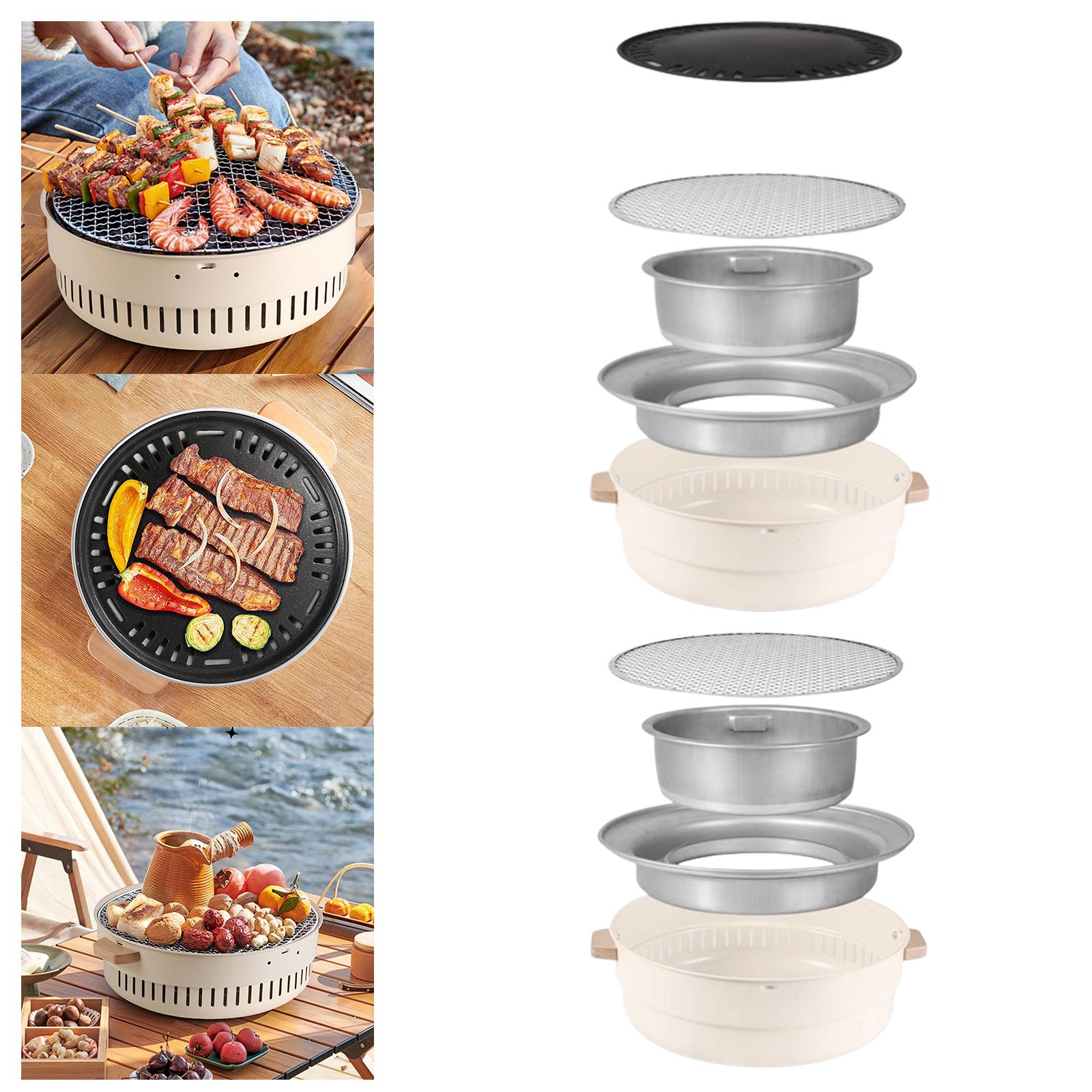Camping Grill Carbon Barbecue  - Outdoor Camping Fire Pit 评论和价格
