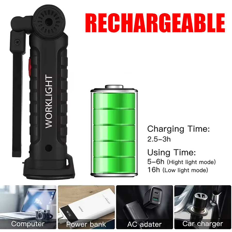 Portable LED Flashlight with M - Outdoor Camping Lantern 评论和价格