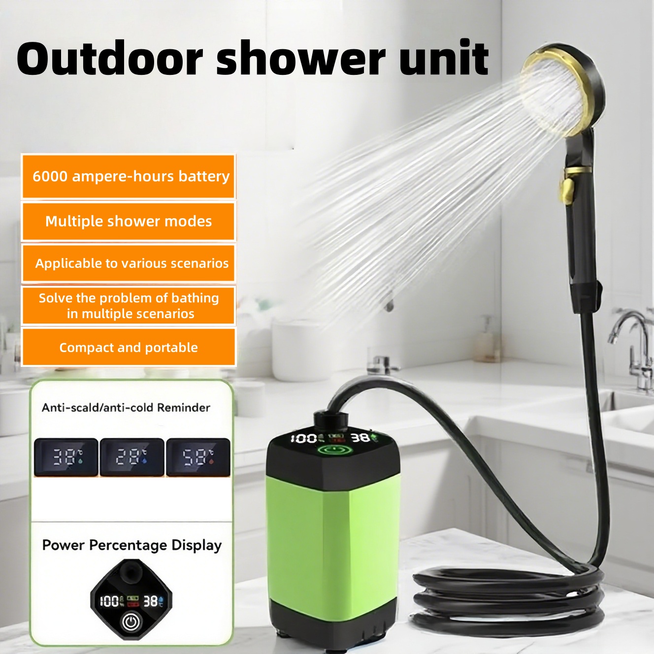 Portable Outdoor Electric Show - Battery Outdoor Camping 评论和价格