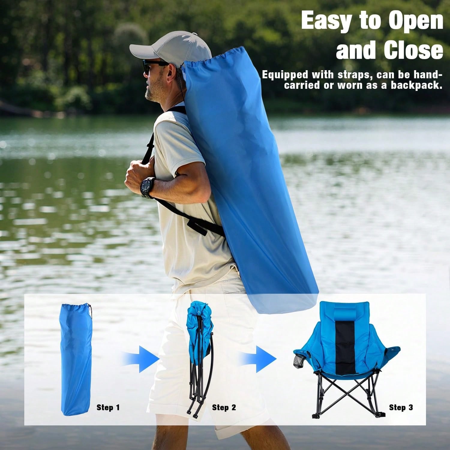 Outdoor Folding Rocking Campin - Outdoor Camping Rocking Chair 评论和价格