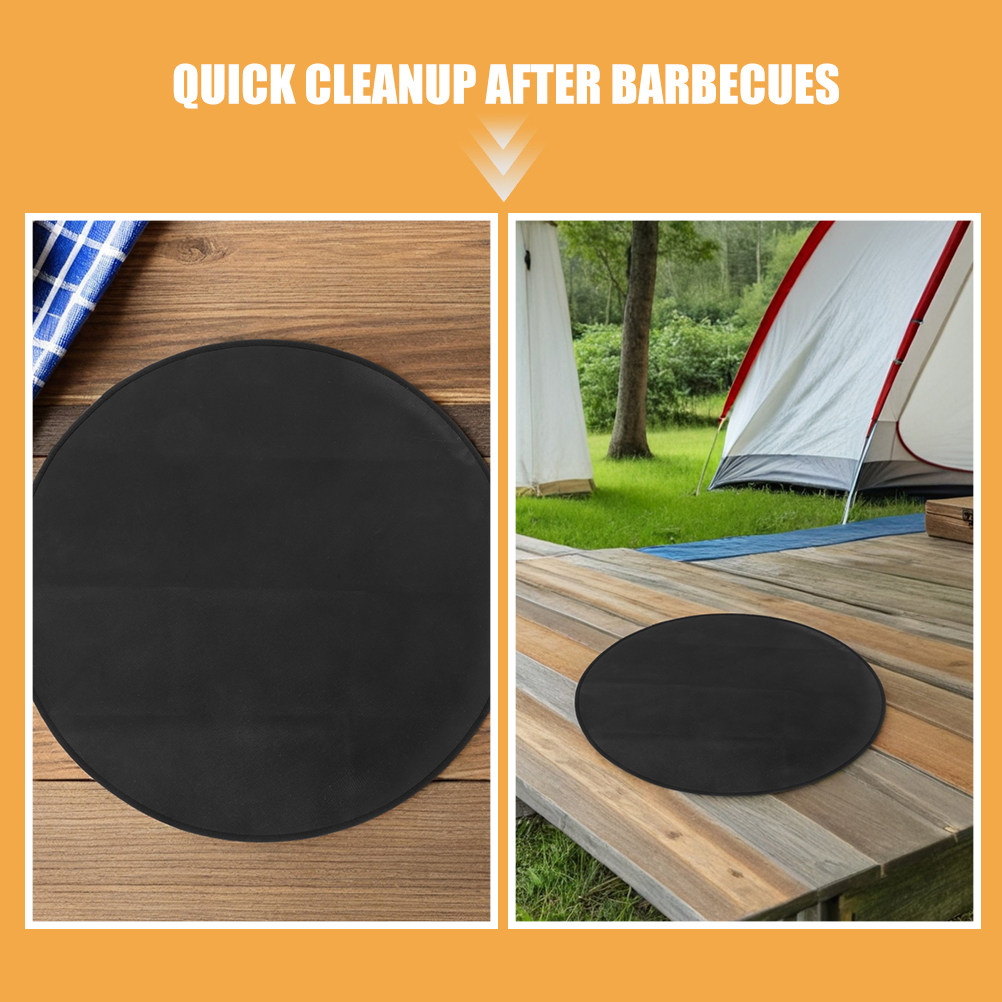 Round Fireproof Bbq Mat 24 Inc - Outdoor Camping Fire Pit 评论和价格