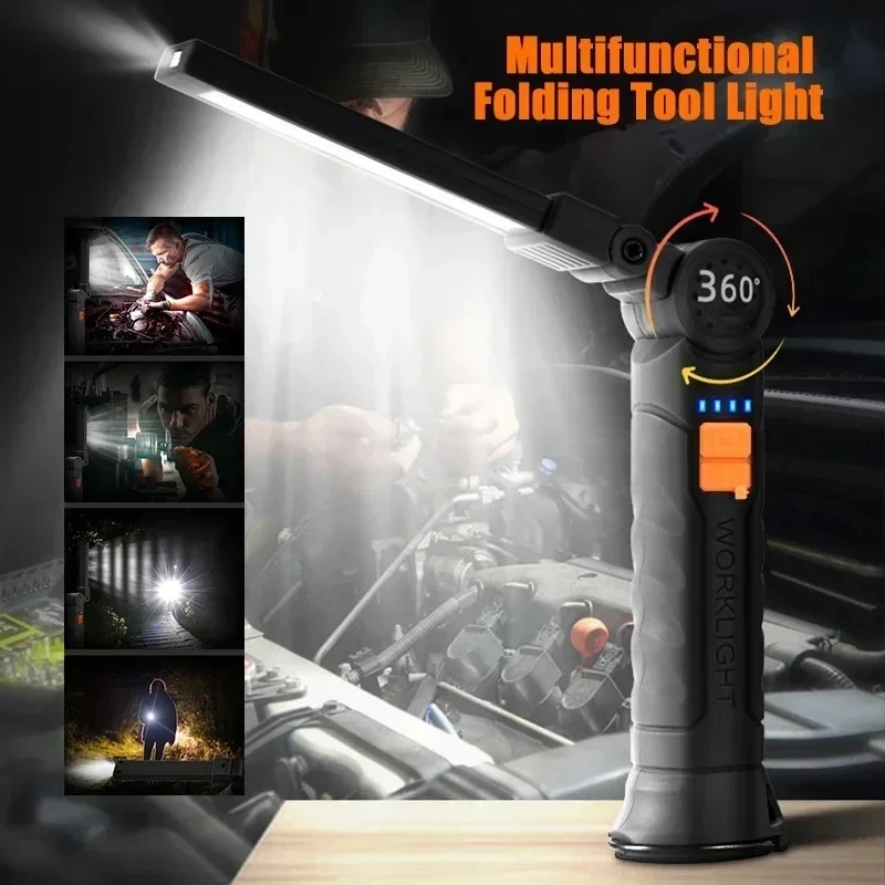 Portable COB LED Flashlight US - Battery Outdoor Camping 评论和价格