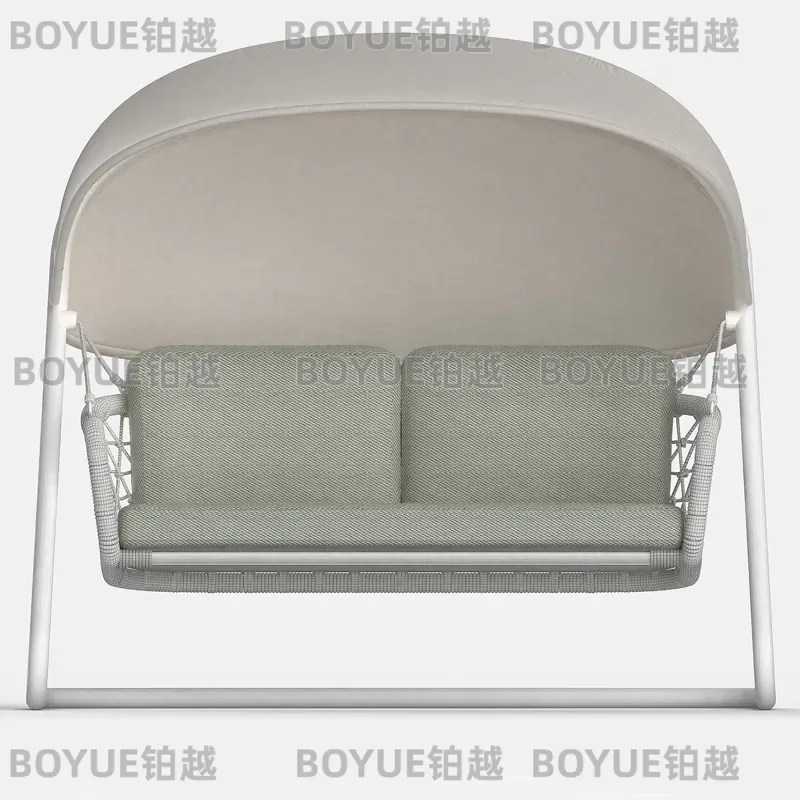 Blue Waterproof Outdoor Swing  - Outdoor Camping Rocking Chair 评论和价格