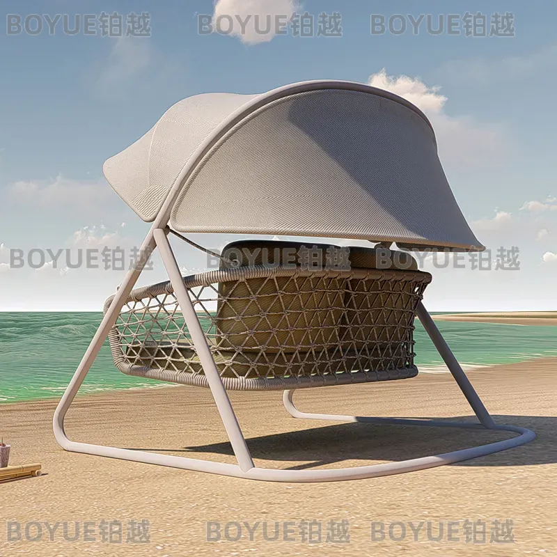 Blue Waterproof Outdoor Swing  - Outdoor Camping Rocking Chair 评论和价格
