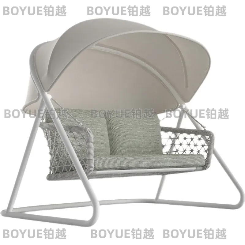 Blue Waterproof Outdoor Swing  - Outdoor Camping Rocking Chair 评论和价格