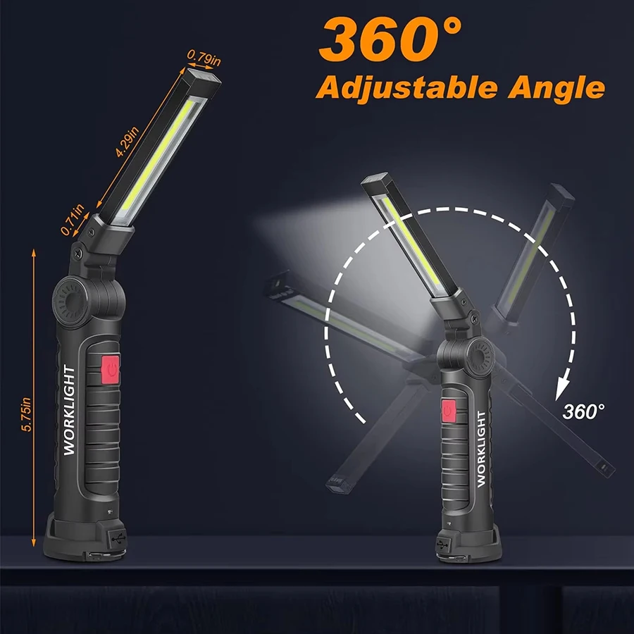 Rechargeable Magnetic Work Lig - Outdoor Camping Lantern 评论和价格