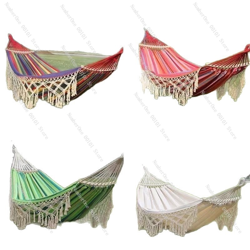 Canvas Double Hammock with Tas - Outdoor Camping Hammock Chair 评论和价格