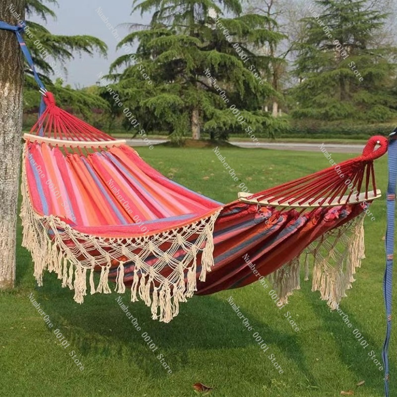 Canvas Double Hammock with Tas - Outdoor Camping Hammock Chair 评论和价格