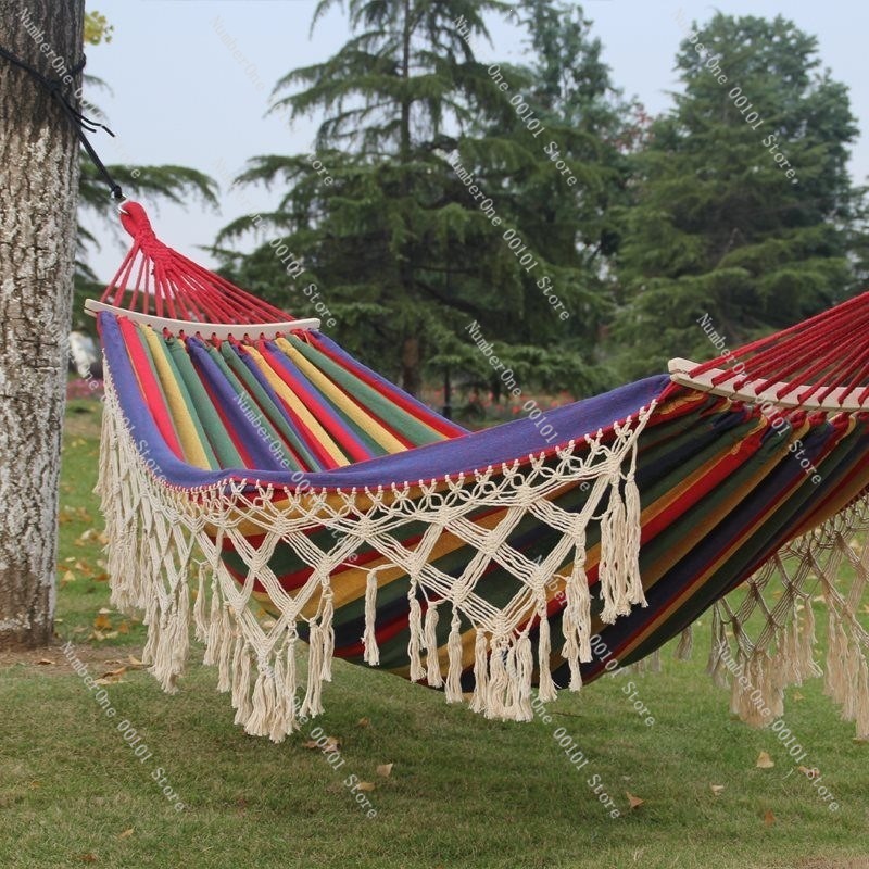 Canvas Double Hammock with Tas - Outdoor Camping Hammock Chair 评论和价格