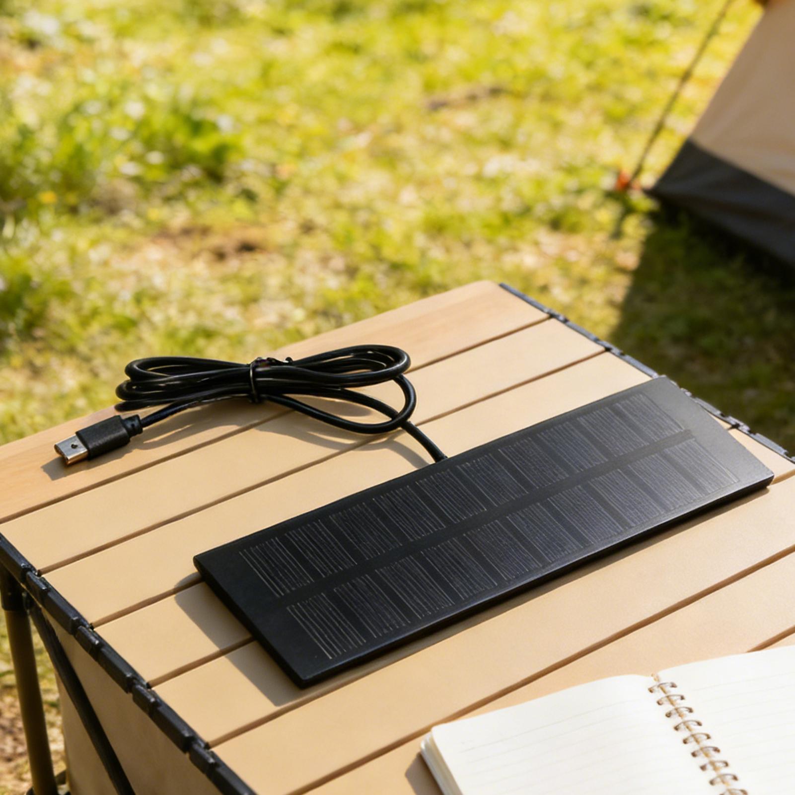 5V 3.7-5W Portable Solar Panel - Camping Solar Lantern 评论和价格