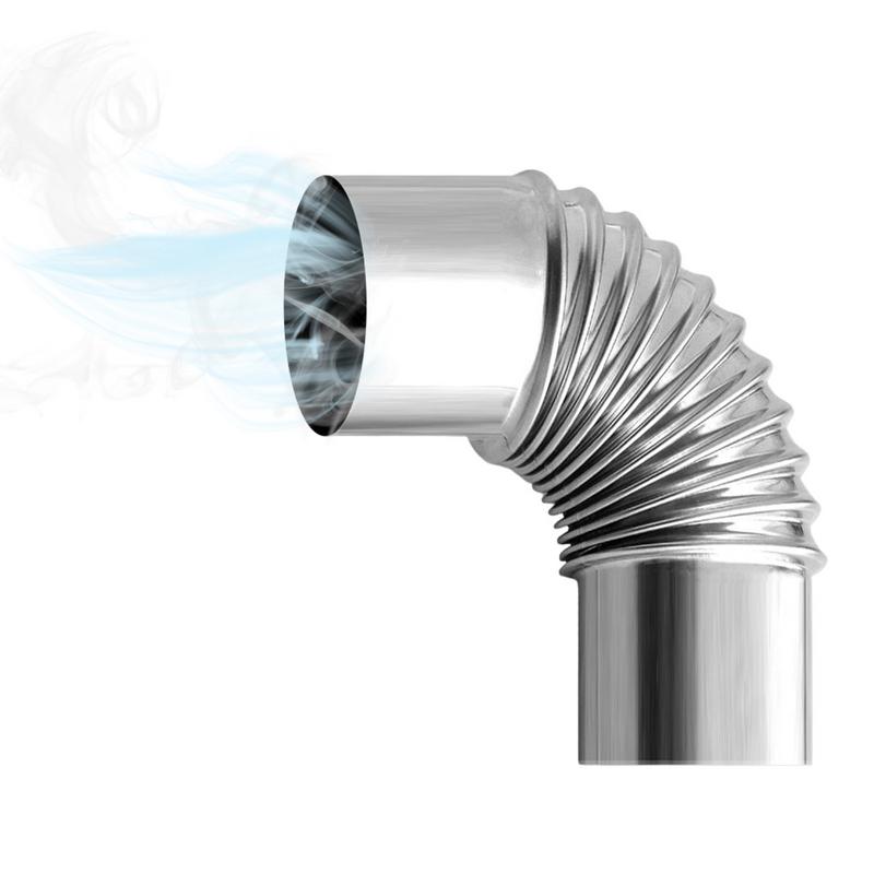 60/75mm Stainless Steel 90 Deg - Outdoor Camping Outlet 评论和价格
