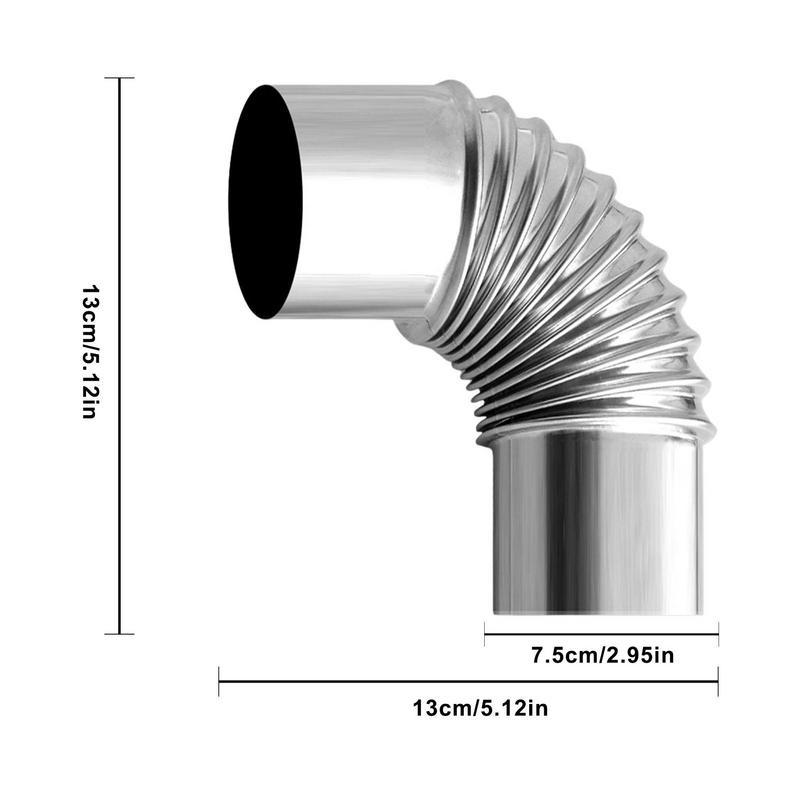60/75mm Stainless Steel 90 Deg - Outdoor Camping Outlet 评论和价格