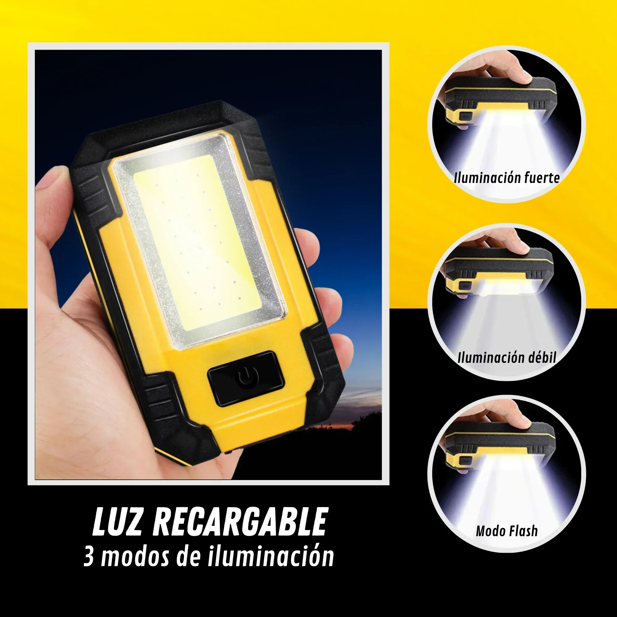 Rechargeable 4000MaH Work Ligh - Outdoor Camping Lantern 评论和价格