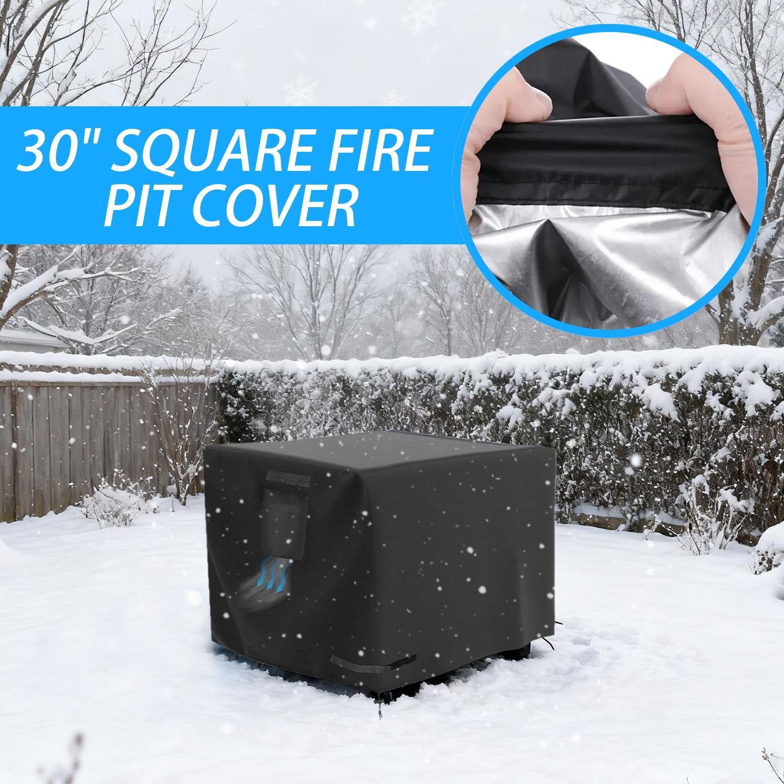 Fire Pit Cover Square 30 Inch  - Outdoor Camping Fire Pit 评论和价格