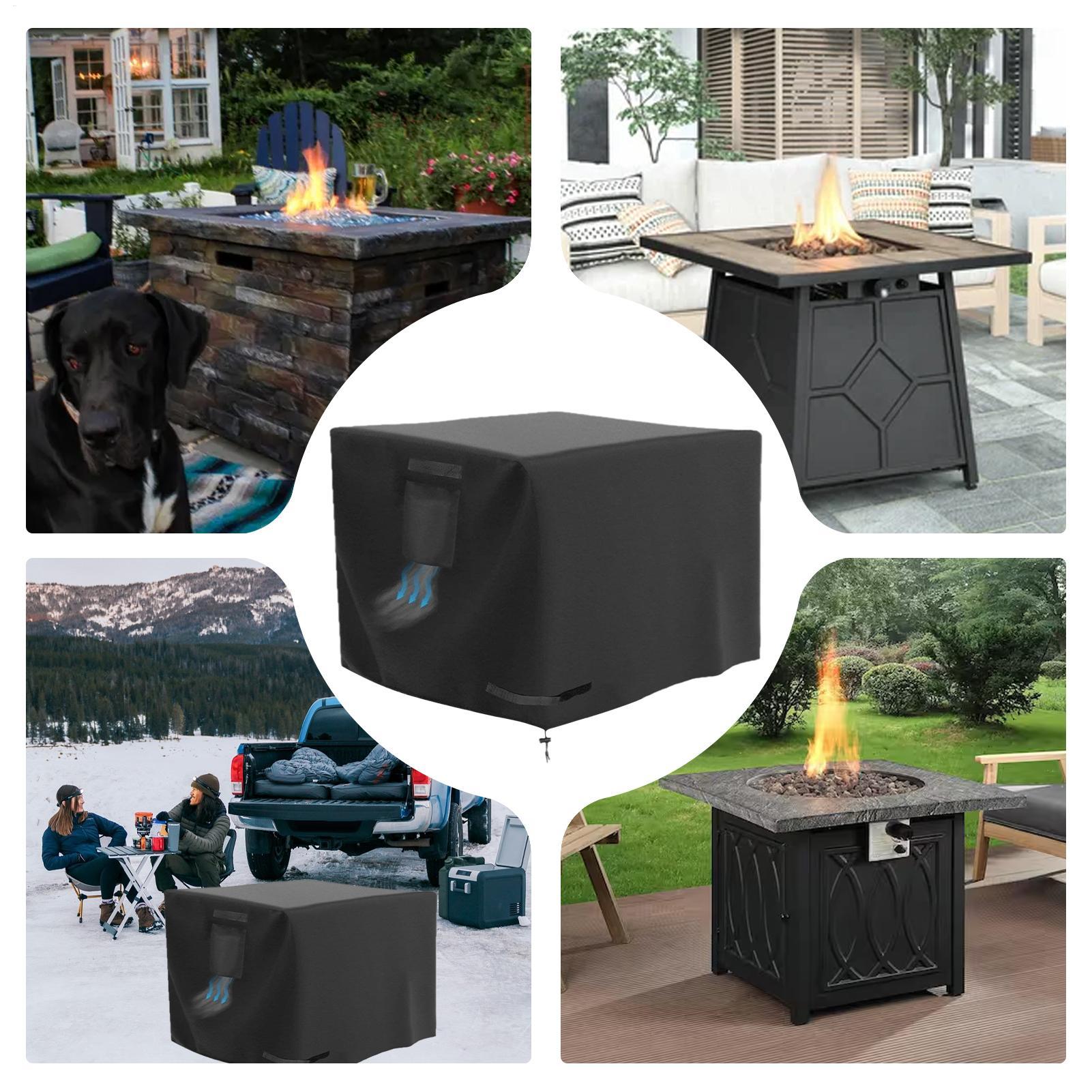 Fire Pit Cover Square 30 Inch  - Outdoor Camping Fire Pit 评论和价格