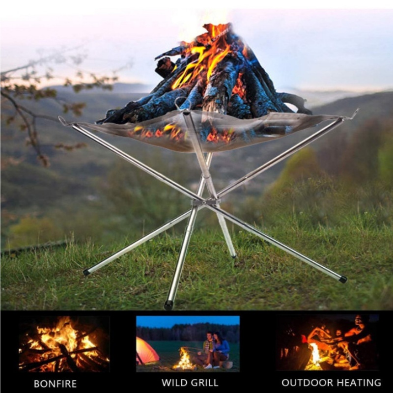 Outdoor BBQ Bonfire Rack Porta - Outdoor Camping Fire Pit 评论和价格