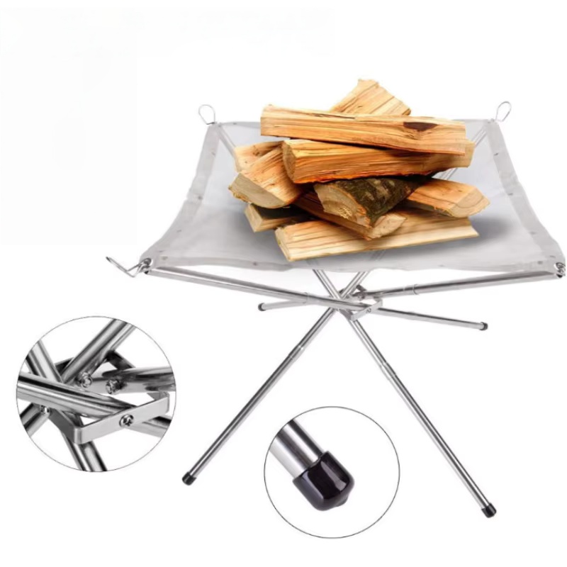 Outdoor BBQ Bonfire Rack Porta - Outdoor Camping Fire Pit 评论和价格