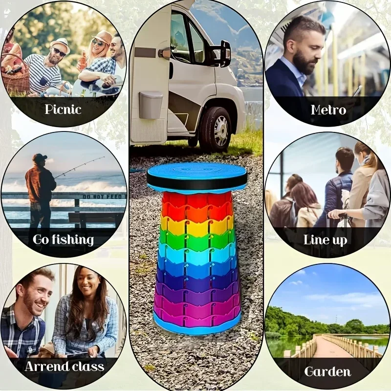 Rainbow Telescopic Camping Sto - Outdoor Camping Loveseat 评论和价格