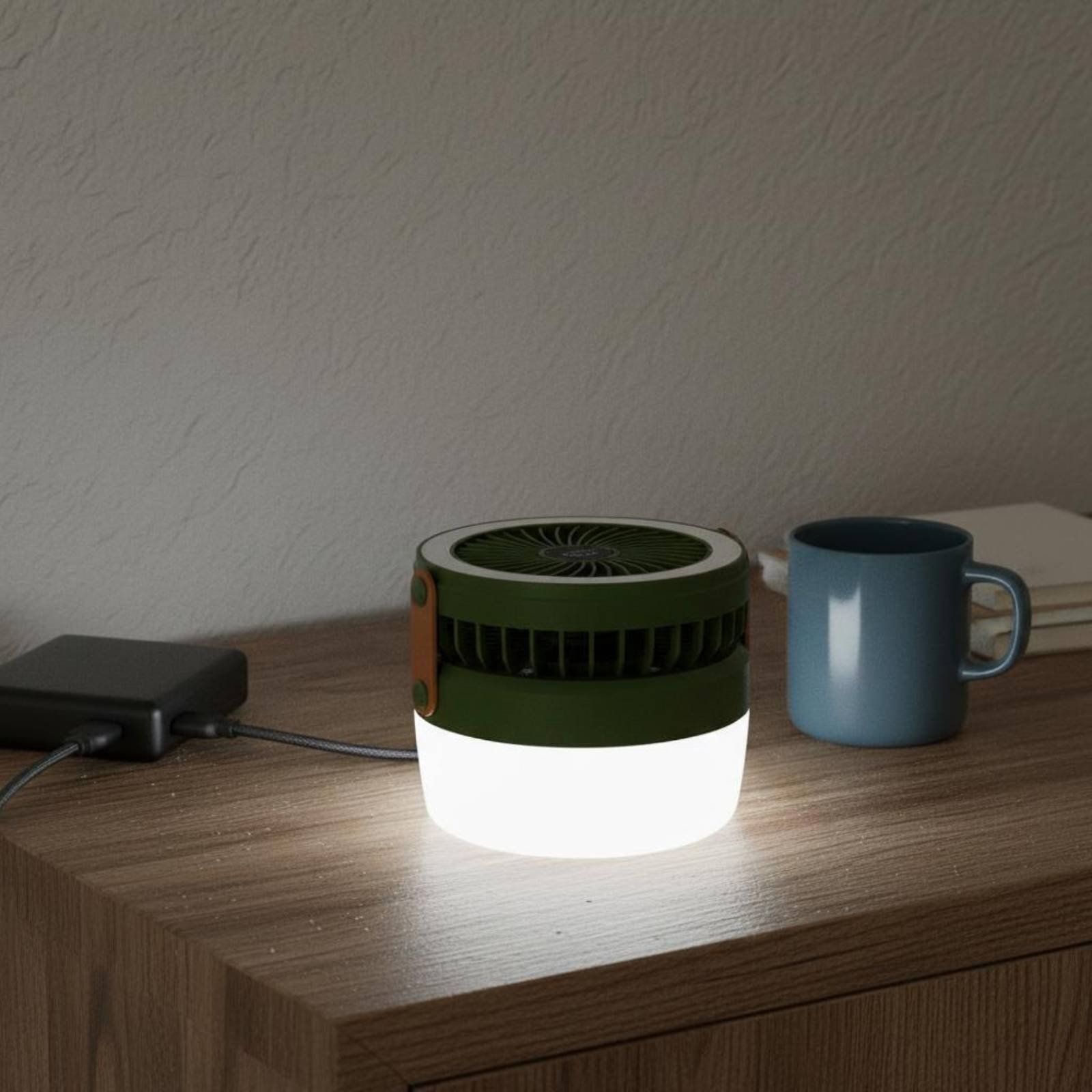 Solar Camping Fan Lantern Fold - Camping Solar Lantern 评论和价格