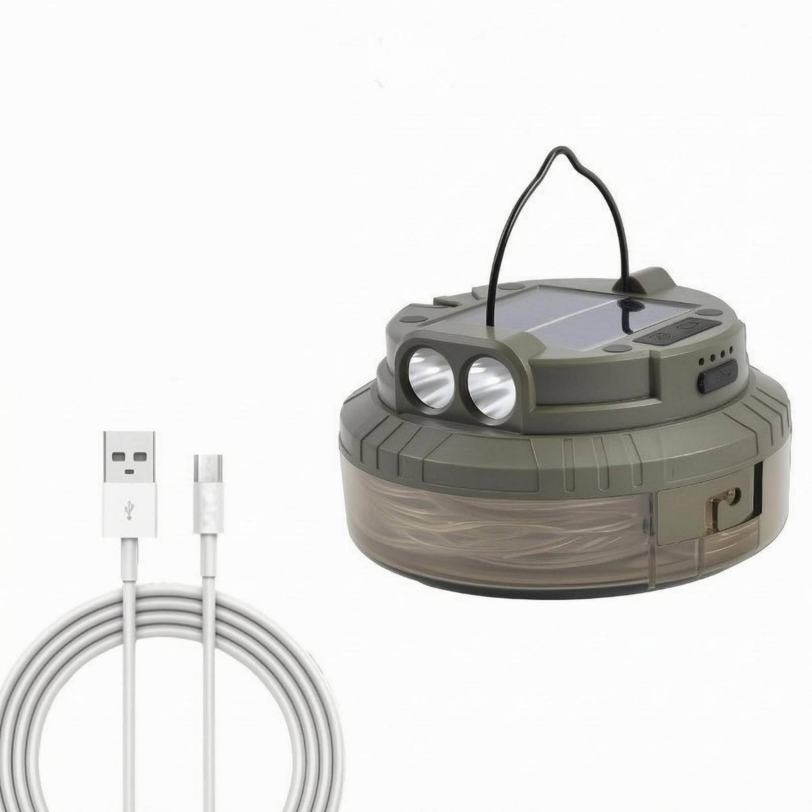 Lantern with Twin LED Solar Ca - Camping Solar Lantern 评论和价格