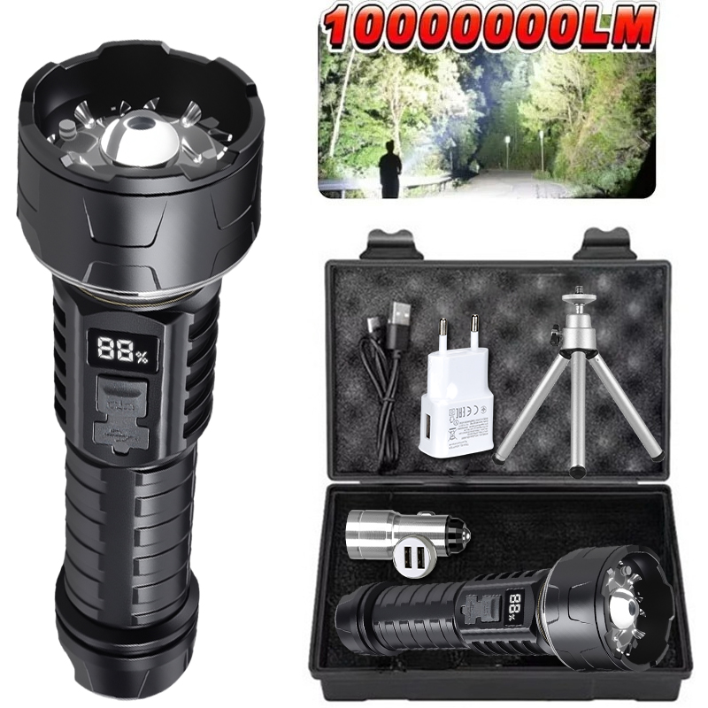 COB LED Flashlight Rechargeabl - Outdoor Camping Lantern 评论和价格