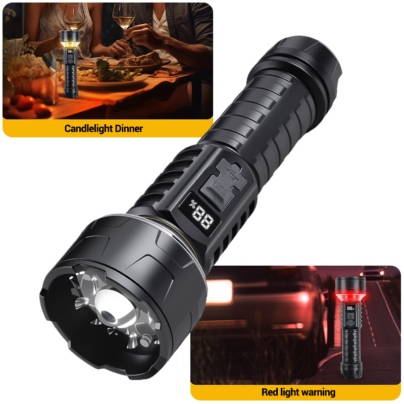 COB LED Flashlight Rechargeabl - Outdoor Camping Lantern 评论和价格