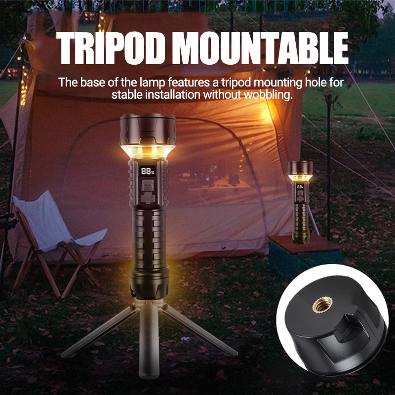 COB LED Flashlight Rechargeabl - Outdoor Camping Lantern 评论和价格