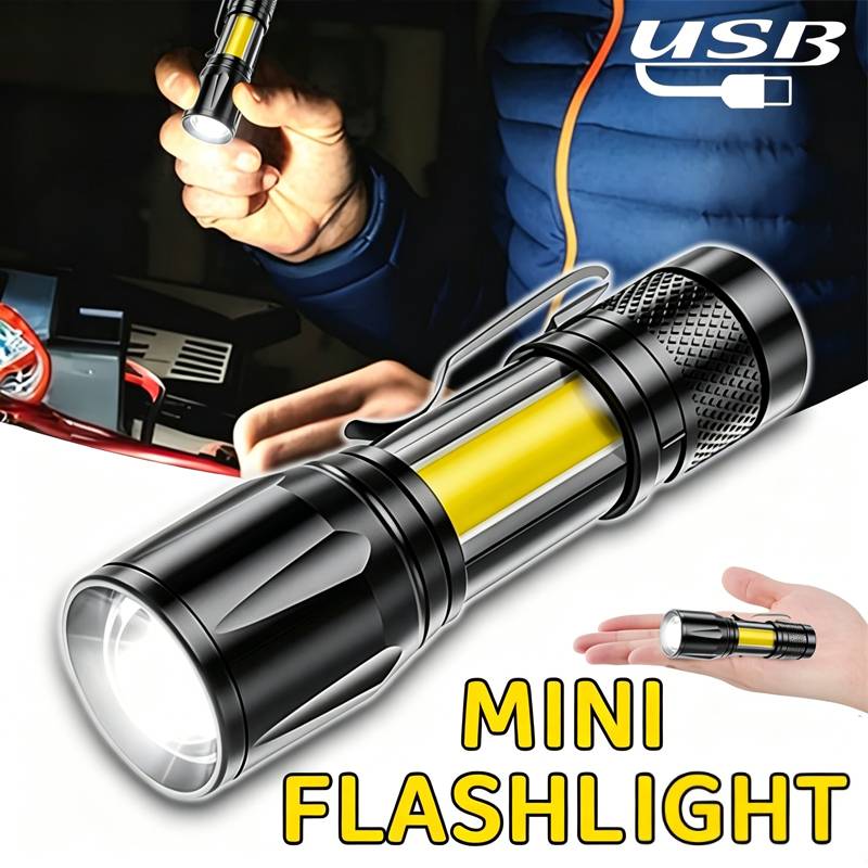 Mini LED Flashlight COB Floodl - Outdoor Camping Lantern 评论和价格