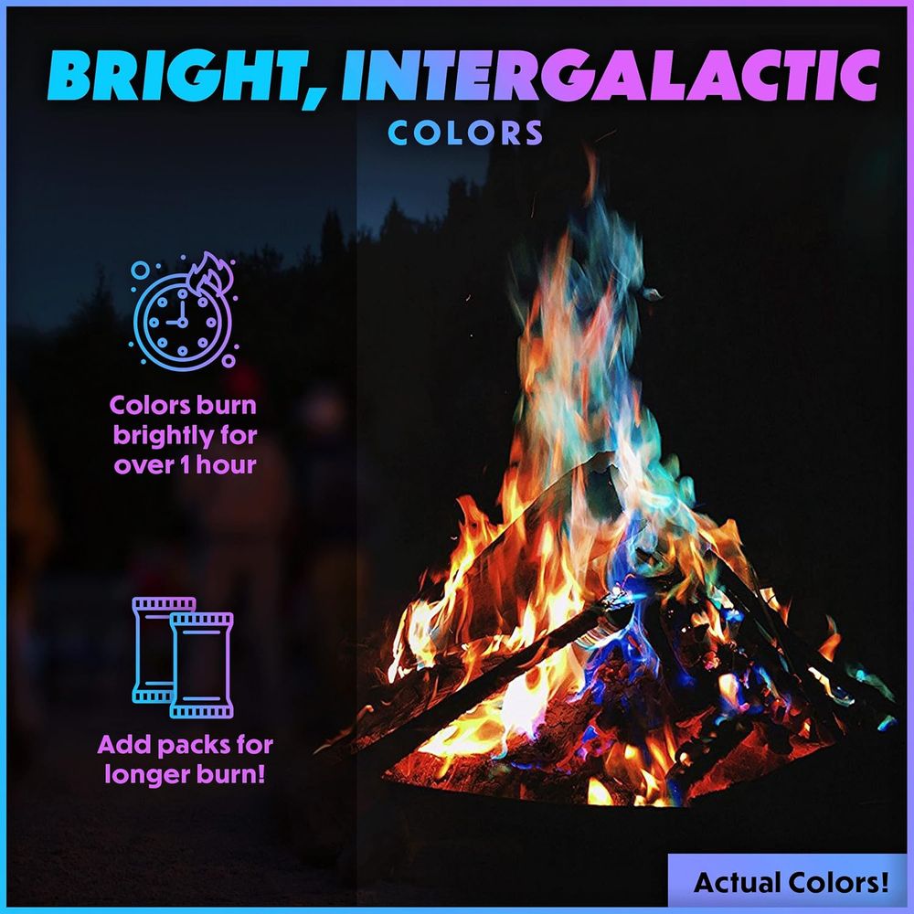 Color-Changing Fire Pit Packet - Outdoor Camping Fire Pit 评论和价格