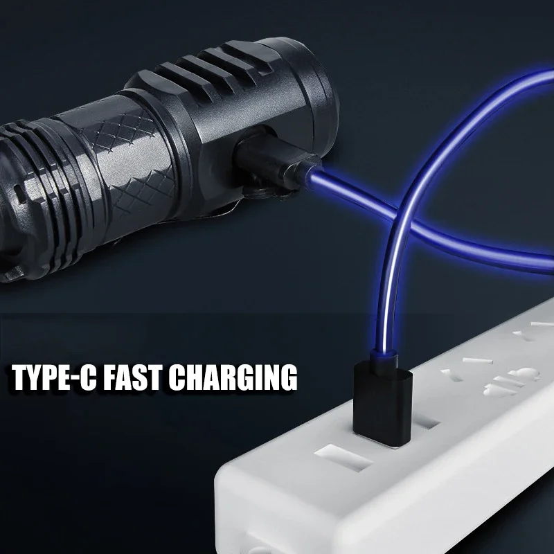 High Strong Power LED Flashlig - Battery Outdoor Camping 评论和价格