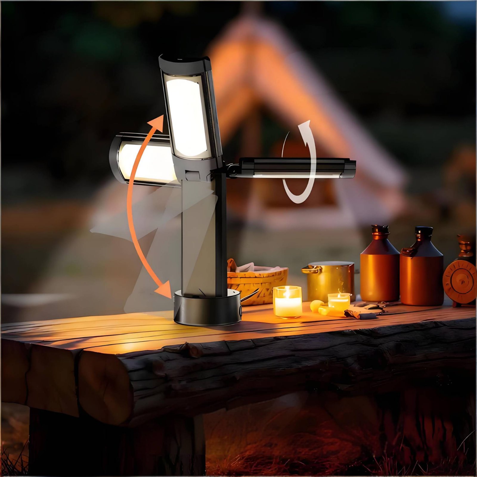 Telescopic Tent Lamp Adjustabl - Battery Outdoor Camping 评论和价格