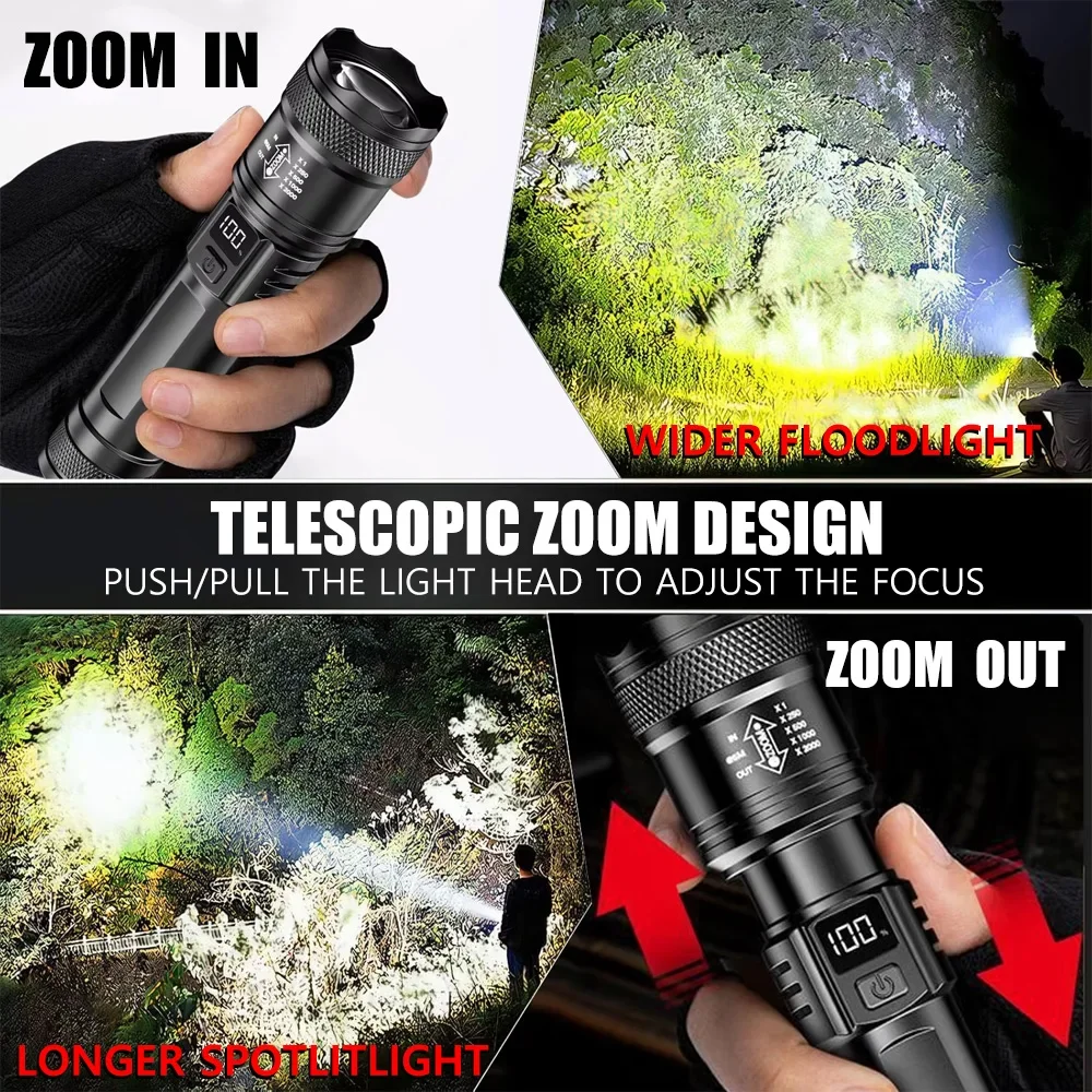 Rechargeable LED Flashlight Zo - Outdoor Camping Accessories 评论和价格