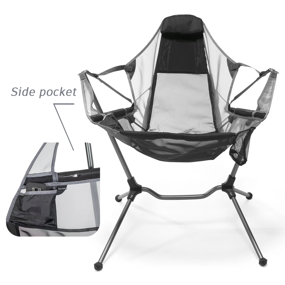 Portable Aluminum Beach Foldin - Outdoor Camping Rocking Chair 评论和价格