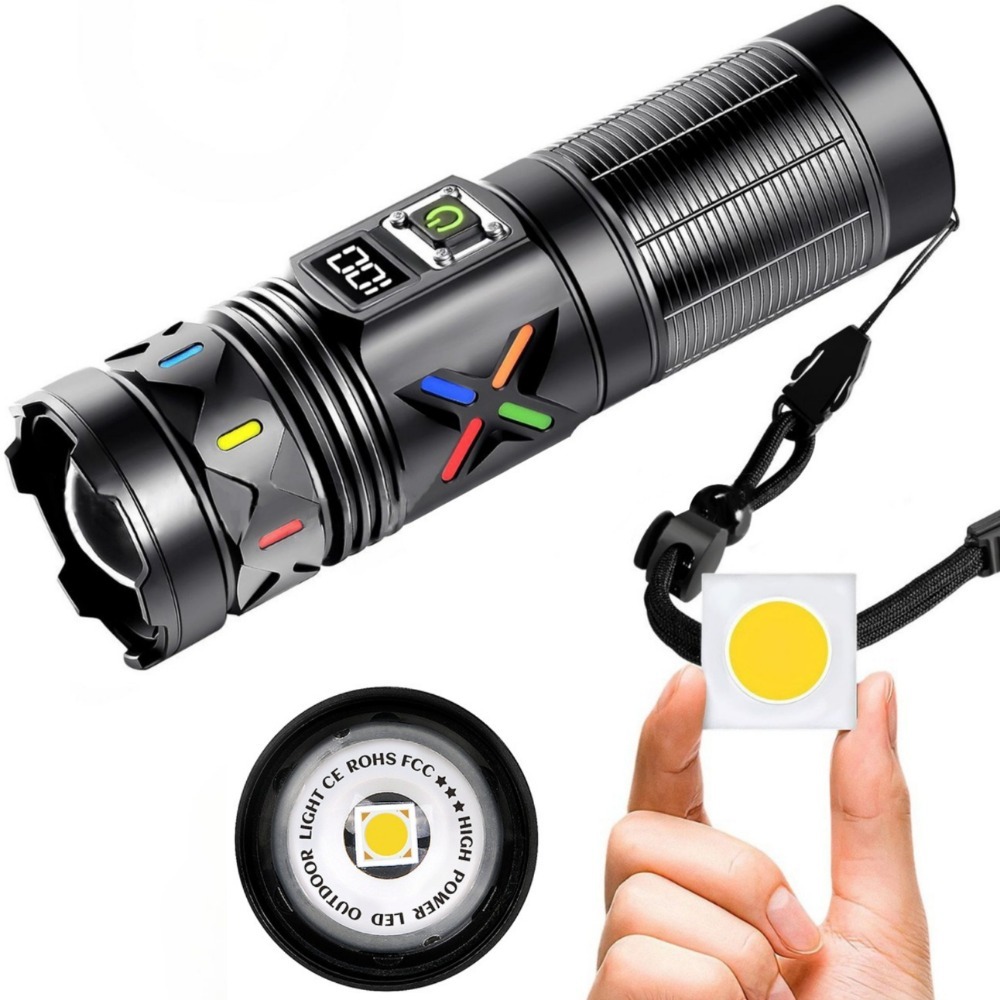 High Power LED Flashlight Tele - Outdoor Camping Lantern 评论和价格