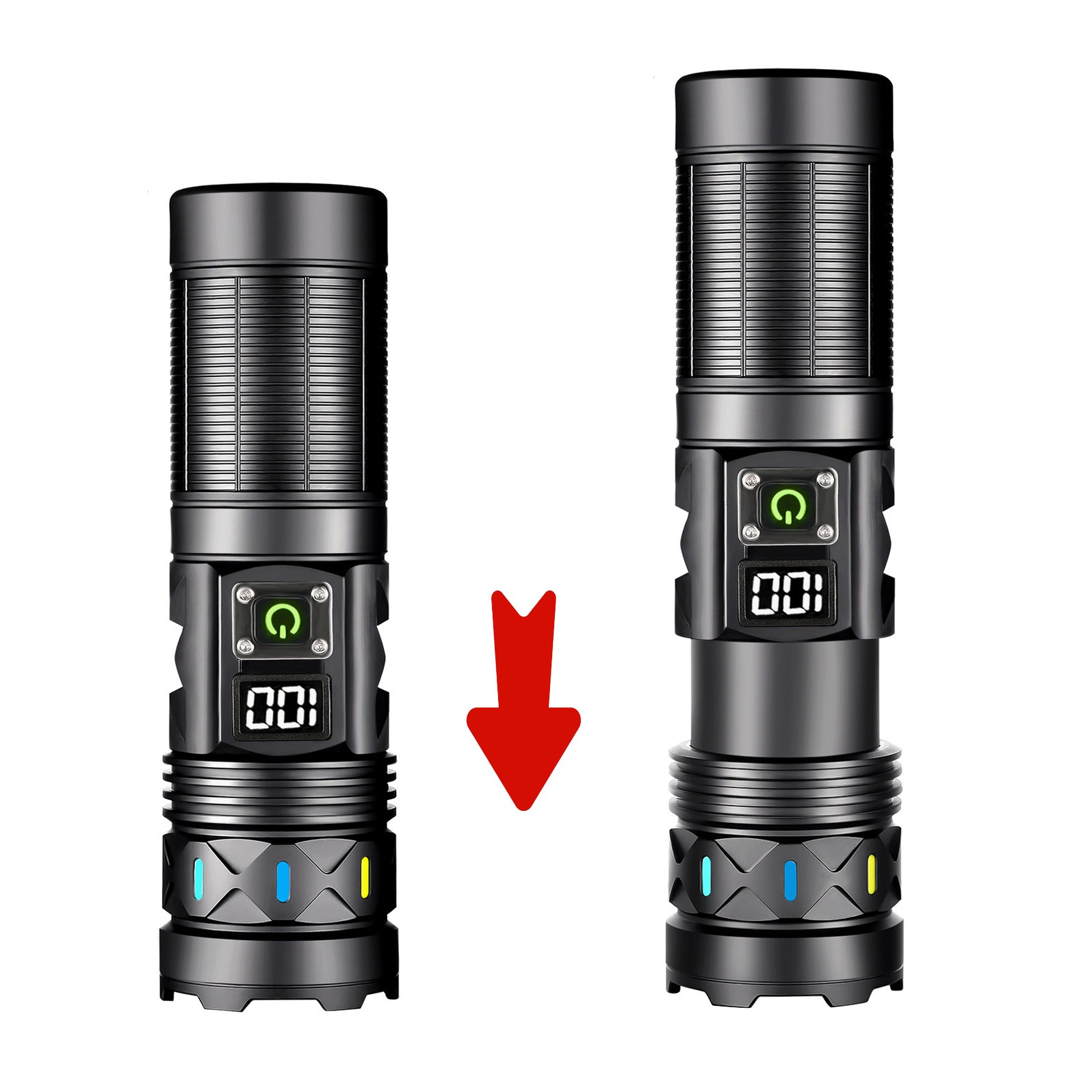 High Power LED Flashlight Tele - Outdoor Camping Lantern 评论和价格