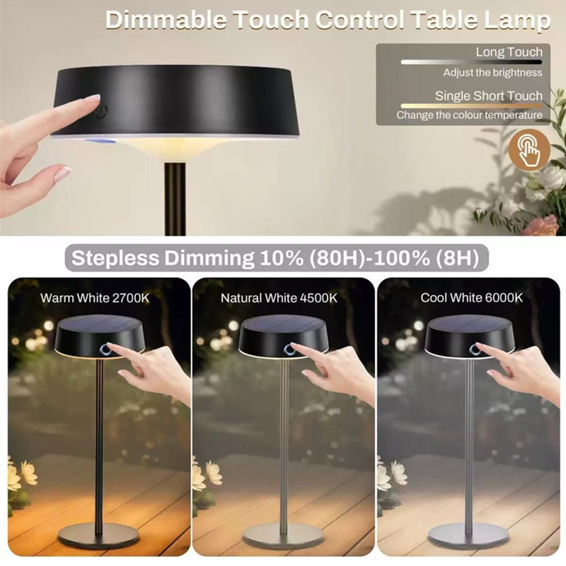 Solar Table Lamp Dimmable LED  - Camping Solar Lantern 评论和价格