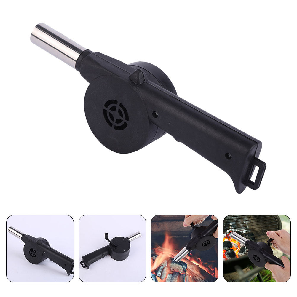 Manual Blower Black Hand Crank - Outdoor Camping Fire Pit 评论和价格