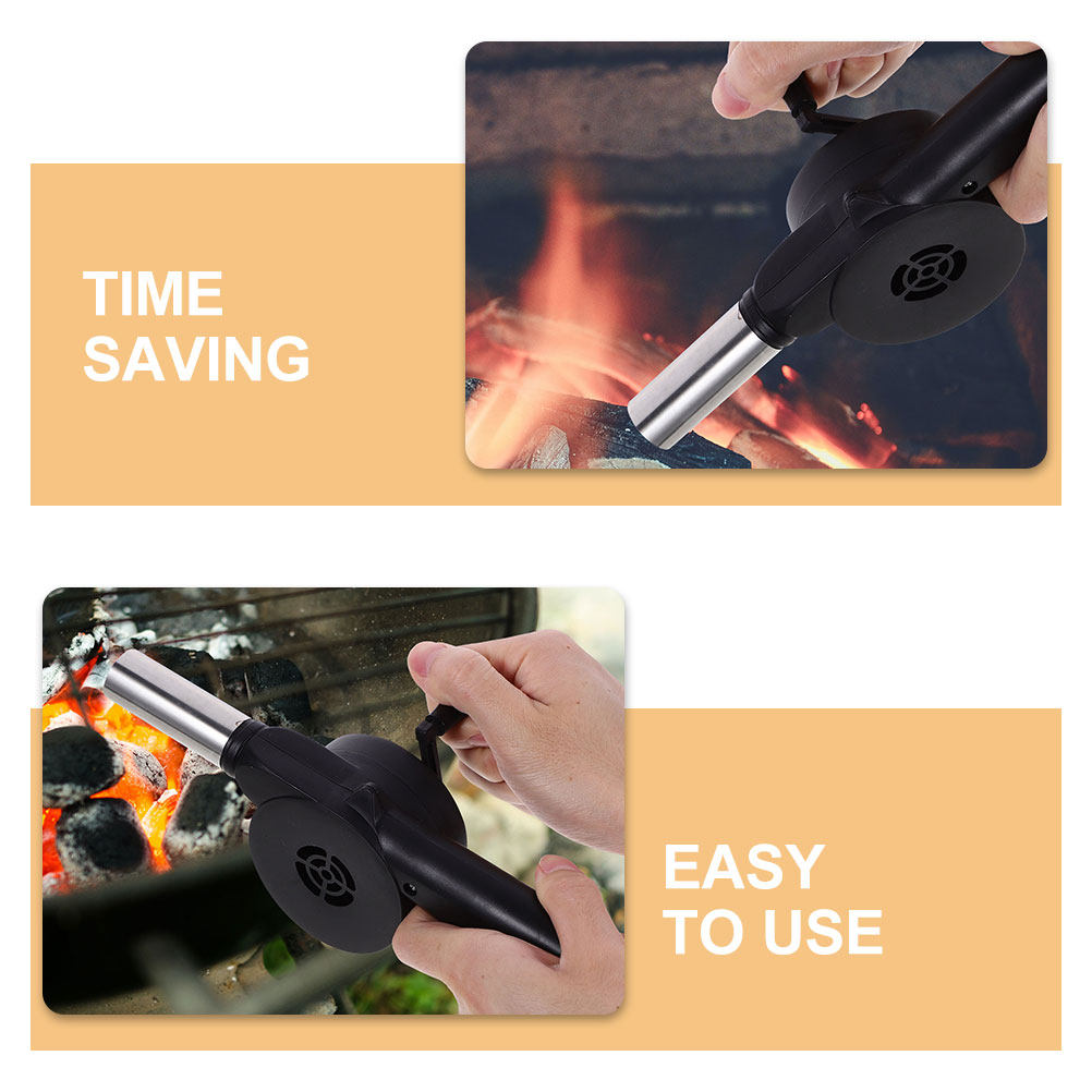 Manual Blower Black Hand Crank - Outdoor Camping Fire Pit 评论和价格